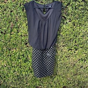 Black chiffon and sequin mini dress - perfect for New Years!